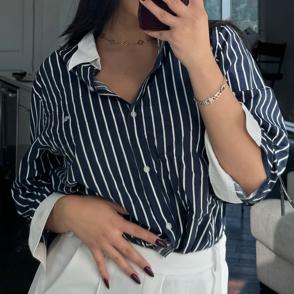 Ralph Lauren button up top